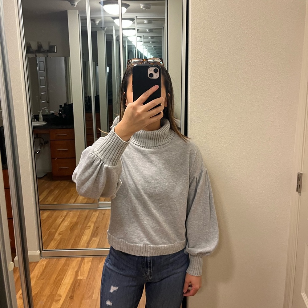 NORDSTROM BP grey turtle neck sweater & clothes bundle